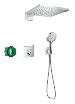 Hansgrohe Raindance E - Conjunto De Ducha 300, Con Termostato ShowerSelect Empotrado, Cromo 27952000