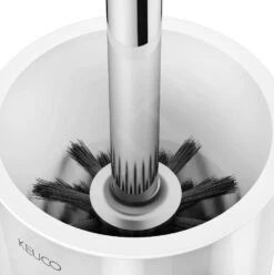 Keuco Reva - Escobilla De WC De Pared Con Soporte, Cristal Mate/cromo 12864019000 -Baño Suministros Tienda 49d606834bd2778055661358