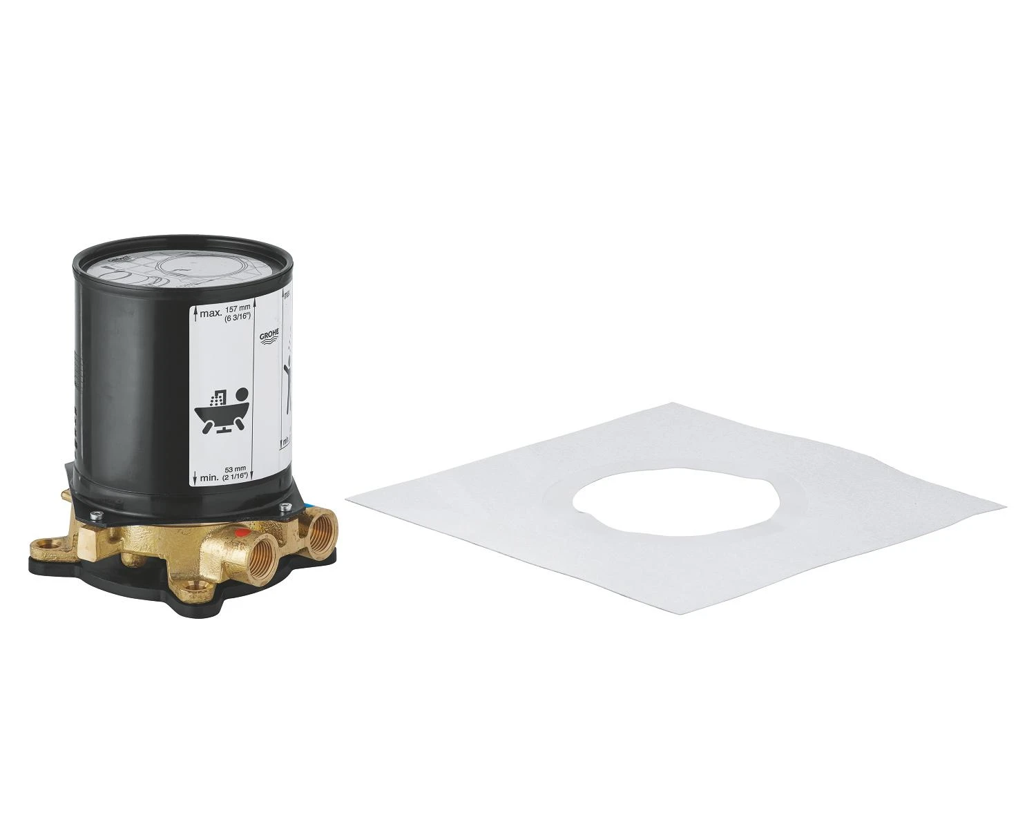 Grohe Cuerpos De Montaje - Cuerpo De Montaje En Suelo DN15 45984001 6 Grohe Cuerpos De Montaje - Cuerpo De Montaje En Suelo DN15 45984001 - Imagen 4