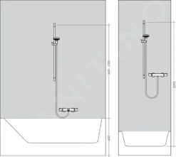 Hansgrohe Crometta - Conjunto De Ducha Vario, 100 Mm, 2 Chorros, Blanco/cromo 26532400 -Baño Suministros Tienda 51f5f6b098e81d7f2cab0b10