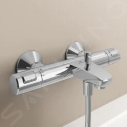 Ideal Standard CeraTherm - Grifo De Bañera Termostático, Cromo A7206AA -Baño Suministros Tienda 534d243e2377c9e03f874723