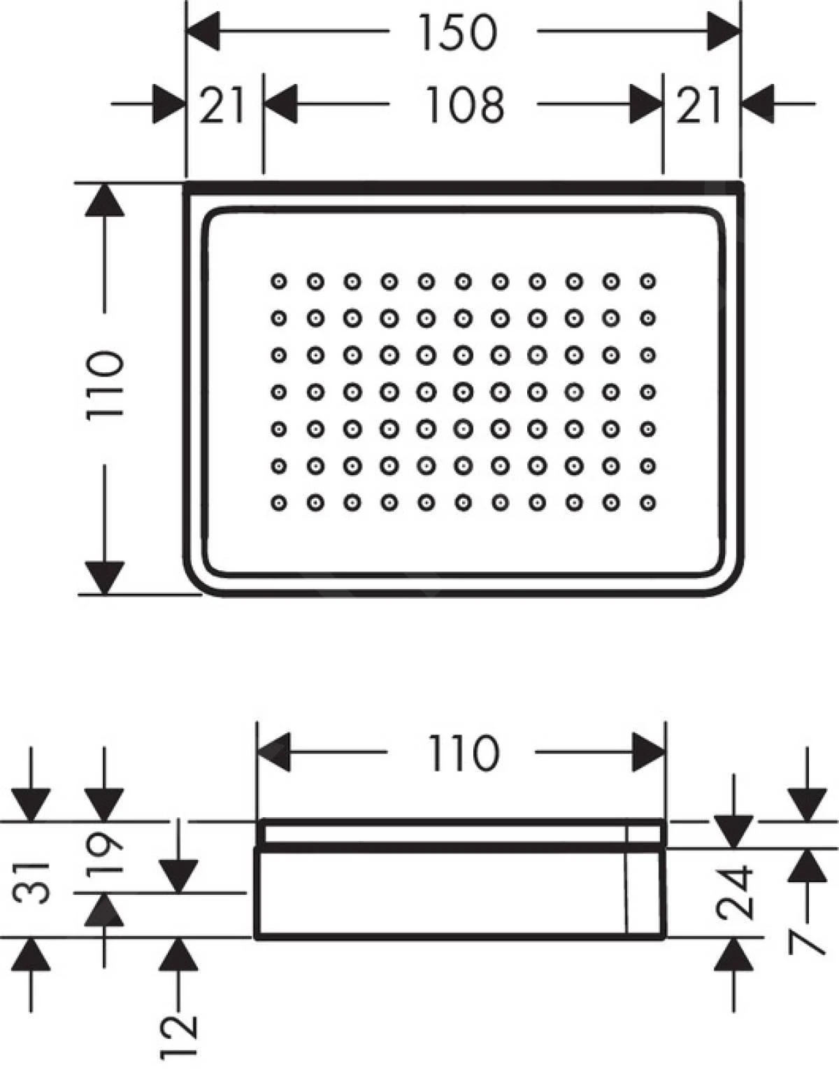 Axor Universal - Jabonera/estante, Cromo 42803000 4 Axor Universal - Jabonera/estante, Cromo 42803000 - Imagen 2