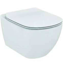 Ideal Standard ProSys - Conjunto De Módulo De Instalación Empotrado, Inodoro Y Asiento Tesi, Pulsador Oleas M1, Rimless, SoftClose, Blanco ProSys80M SP82 -Baño Suministros Tienda 565f07239decebaf60880f37 5