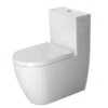 Duravit ME By Starck - Taza De Inodoro Completo, Desagüe Vario, Con WonderGliss, Blanco Alpino 21700900001