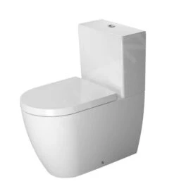 Duravit ME By Starck - Taza De Inodoro Completo, Desagüe Vario, Con WonderGliss, Blanco Alpino 21700900001