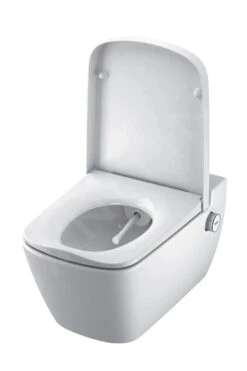 Geberit Duofix - Módulo Para Inodoro Suspendido Con Pulsador Sigma20, Blanco/cromo Brillante + Tece One - Inodoro Con Ducha Y Asiento, Rimless, SoftClose 111.355.00.5 NT4 -Baño Suministros Tienda 58ab5af318f99754a3d88906