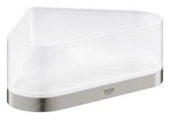 Grohe Selection - Bandeja Jabonera Con Soporte, De Esquina, Supersteel 41038DC0