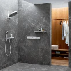 Hansgrohe Rainfinity - Estante, Longitud 500 Mm, Vidrio/cromo 26844000 -Baño Suministros Tienda 5c3495fbfbbd1b18aca80ff1