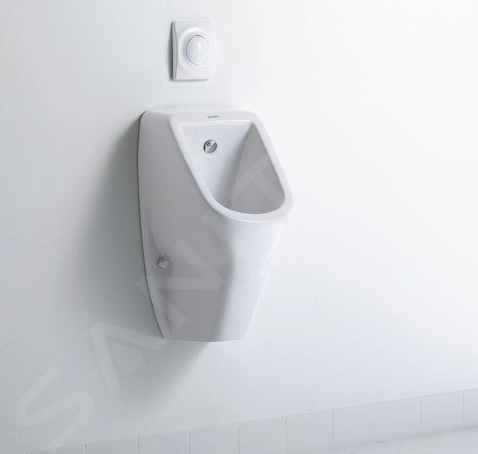 Duravit D-Code - Urinario, Entrada De Agua Posterior, Rimless, Blanco Alpino 0829300000 5 Duravit D-Code - Urinario, Entrada De Agua Posterior, Rimless, Blanco Alpino 0829300000 - Imagen 3