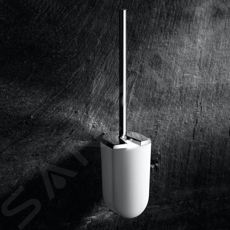 Keuco Elegance - Escobilla De WC Con Soporte, Blanco/cromo 11664010100 6 Keuco Elegance - Escobilla De WC Con Soporte, Blanco/cromo 11664010100 - Imagen 4