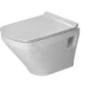 Duravit DuraStyle - Inodoro Suspendido Compact, Rimless, Con WonderGliss, Blanco Alpino 25710900001