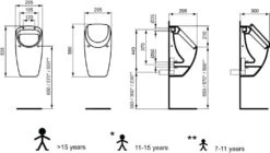Ideal Standard Urinarios - Urinario, Entrada De Agua Posterior, Con Ideal Plus, Blanco E5676MA -Baño Suministros Tienda 6029a90c31ac48828c4a086b 1