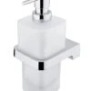 Nimco Maya - Dispensador De Jabón Con Soporte, Cristal Mate/cromo MA 29031H-26 -Baño Suministros Tienda 62a757ad1e8b22e51322bf5d