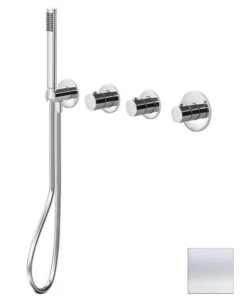 Paffoni Modular Box - Grifo Empotrado Termostático, Para 2 Dispositivos, Blanco Mate MDE000BO