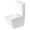 Duravit Viu - Taza De Inodoro Completo, Desagüe Vario, Rimless, Con HygieneGlaze, Blanco Alpino 2191092000