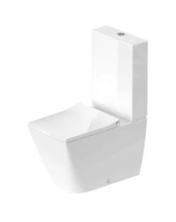 Duravit Viu - Taza De Inodoro Completo, Desagüe Vario, Rimless, Con HygieneGlaze, Blanco Alpino 2191092000