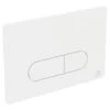 Ideal Standard Oleas - Pulsador De Descarga Oleas P1, Blanco R0116AC -Baño Suministros Tienda 653c34ef41b78467410ac8da