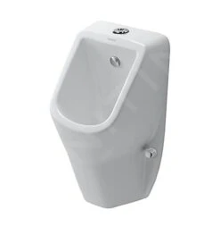 Duravit D-Code - Urinario, Entrada De Agua Superior, Rimless, Blanco Alpino 0828300000