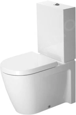 Duravit Starck 2 - Taza De Inodoro Completo De Pie, WonderGliss, Blanca 21450900001