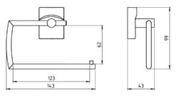 Novaservis Metalia 12 - Portarrollos, Cromo 0231,0 5 Novaservis Metalia 12 - Portarrollos, Cromo 0231,0 -Baño Suministros Tienda 66ed5b1eacc398fdee14c0f6