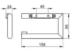 Keuco Reva - Portarrollos, Negro Mate 12862370000 -Baño Suministros Tienda 67dc008d3efdcb11872affe0