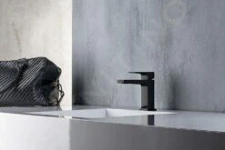 Sapho Dimy - Grifo De Lavabo, Negro Mate DM002BL -Baño Suministros Tienda 688cb886e73973dd0b43e2a5