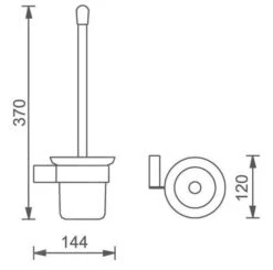 Novaservis Titania Kate - Escobilla De WC Con Soporte De Pared, Cromo 66533,0 5 Novaservis Titania Kate - Escobilla De WC Con Soporte De Pared, Cromo 66533,0 -Baño Suministros Tienda 6beaf11b91624f249e2471bf