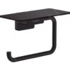 Hansgrohe AddStoris - Portarrollos Con Estante, Negro Mate 41772670 -Baño Suministros Tienda 6c93872020da3a7ba99778a4