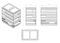 Sapho Gedy Quadrotto - Portacepillos De Dientes, Tortora QU9866 -Baño Suministros Tienda 6e4de5385fb81fb4724c0da3 1