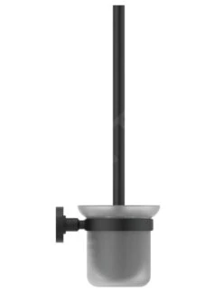 Ideal Standard IOM - Escobilla De WC Mural, Negro/cristal Satinado A9119XG -Baño Suministros Tienda 6ea76921f30bddba55e11402