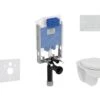 Ideal Standard ProSys - Conjunto De Módulo De Instalación Empotrado, Inodoro Y Asiento Eurovit, Pulsador Oleas M1, Rimless, SoftClose, Cromo Mate ProSys80M SP125 -Baño Suministros Tienda 701829caf27c2dc8264c94a0 1