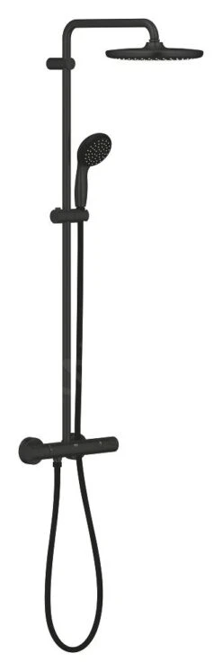 Grohe Vitalio Start - Conjunto De Ducha 250 Con Termostato, 1 Chorro, Negro Mate 266772430