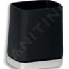 Novaservis Metalia 4 - Vaso Para Cepillos De Dientes, Negro/cromo 6406,5 -Baño Suministros Tienda 741f140514e324b81ede5512
