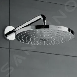 Hansgrohe Raindance Select S - Rociador De Ducha 300, 2 Chorros, Brazo De Ducha 390 Mm, Cromo 27378000 -Baño Suministros Tienda 74254965f1657e6aa11ba29d
