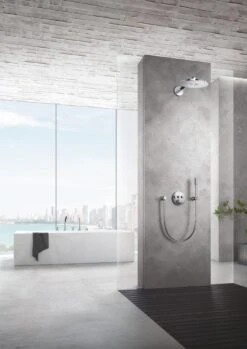 Grohe Atrio - Grifo De Bañera, Instalación 5 Orificios, Hard Graphite Cepillado 19923AL3 -Baño Suministros Tienda 7434d8b77092baf875e0328b