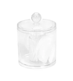 Compactor Organizadores De Cosméticos - Caja Para Discos Desmaquillantes Y Bastoncillos Cosméticos, Plástico Transparente RAN5058 -Baño Suministros Tienda 76a46e3d12bfff33db3a2138