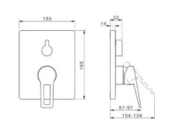 Hansa Twist - Grifo Empotrado De Bañera Con Conmutador Para 2 Salidas, Cromo 89849085 -Baño Suministros Tienda 76beef56f79aba00ea0a805a