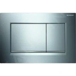 Geberit Duofix - Módulo Para Inodoro Suspendido Con Pulsador Sigma30, Cromo Brillante/cromo Mate + Duravit ME By Starck - Inodoro Y Asiento, Rimless, SoftClose 111.355.00.5 NM6 -Baño Suministros Tienda 774f1c6982e2ab9043e4131a