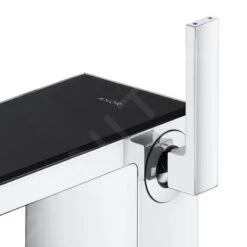 Axor MyEdition - Grifo De Lavabo Con Desagüe Push-Open, Cromo/vidrio Negro 47020600 -Baño Suministros Tienda 7923b01f7908ecf6b91562dc