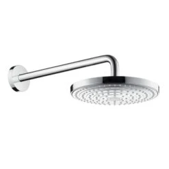 Hansgrohe Raindance Select S - Rociador De Ducha 240, 2 Chorros, EcoSmart 9 L/min, Brazo De Ducha 390 Mm, Cromo 26470000