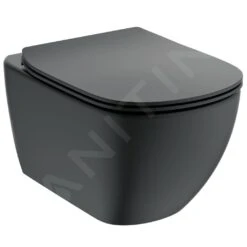 Ideal Standard Tesi - Asiento De WC Ultraplano, Softclose, Negro T3527V3 -Baño Suministros Tienda 7d368799d11704c9e9bffb8b 1