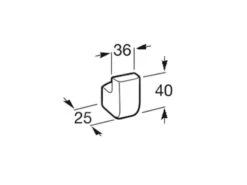 Roca Tempo - Gancho, Negro A817020CN0 -Baño Suministros Tienda 7f34d7286c21f0d9ad088373