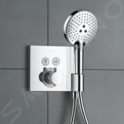 Hansgrohe Shower Select - Grifo Termostático Empotrado, Para 2 Salidas, Cromo 15763000 -Baño Suministros Tienda 8270edb2e1e8b9d663711eed