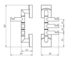 Novaservis Metalia 12 - Gancho Triple Giratorio, Cromo 0281,0 -Baño Suministros Tienda 82ab4dbdf428b97c9957a172