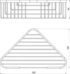 Novaservis Accesorios De Alabmre - Estante De Alambre De Esquina, Cromo 6079,0 -Baño Suministros Tienda 84d29e17c44cfb7ee632168b