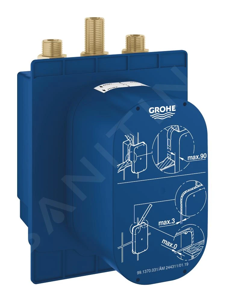 Grohe Cuerpos De Montaje - Cuerpo De Montaje Para Grifo Automático De Ducha 36459000 3 Grohe Cuerpos De Montaje - Cuerpo De Montaje Para Grifo Automático De Ducha 36459000