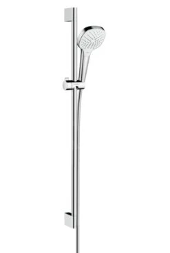 Hansgrohe Croma Select E - Conjunto De Ducha Vario 0,90m, Blanco/cromo 26592400