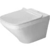 Duravit DuraStyle - Inodoro Suspendido Con Asiento Softclose, Rimless, Con WonderGliss, Blanco Alpino 45510900A11