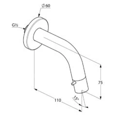 Kludi Bozz - Válvula De Desagüe De Pared Para Lavabo, Cromo 380170530 -Baño Suministros Tienda 8d0f8daeeedac6371319dbed