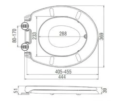 Sapho Asientos De WC - Asiento De WC Con Asiento De WC Para Niños Integrado, Soft Close, Blanco FS125 -Baño Suministros Tienda 8d479080f3028cd429b1f1be